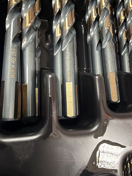 К-кт свредла Wurth red line за метал HSS 170броя ф1мм-ф10мм