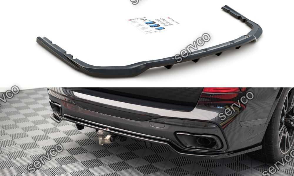 Prelungire splitter bara spate BMW X7 M G07 2018-22 v1 - Maxton Design
