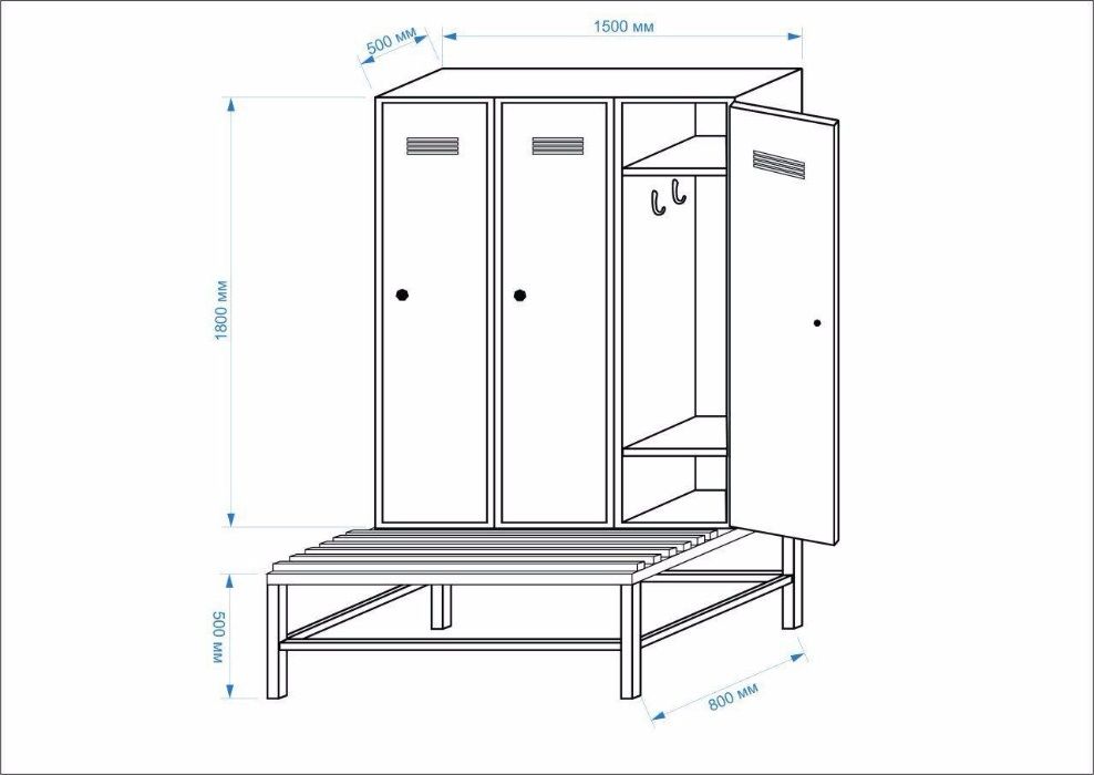 Шкаф металлический
