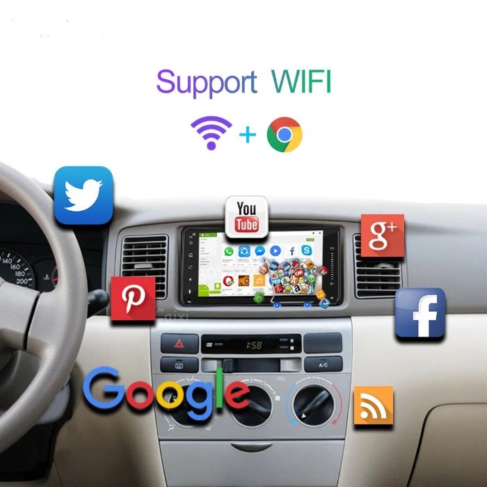 Navigatie Toyota Corolla Crown Camry Rav Yaris Avensis Subaru Forester