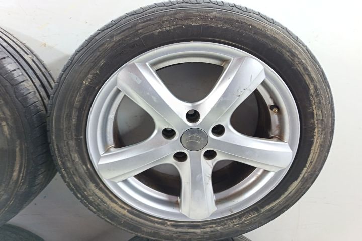 Set jante aliaj cu anvelope vara 205/55R16 Debica 7Jx16H2 ET40 5x112