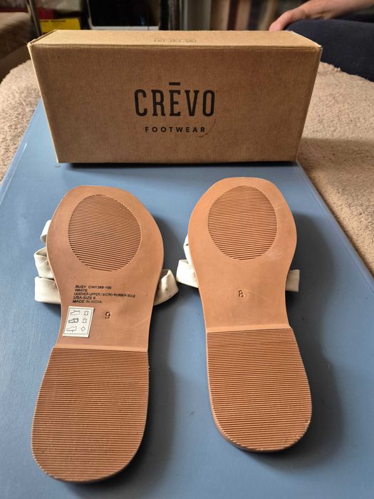 Sandale tip șlapi (slide) Crevo Busy, pentru dama, piele naturala, 41