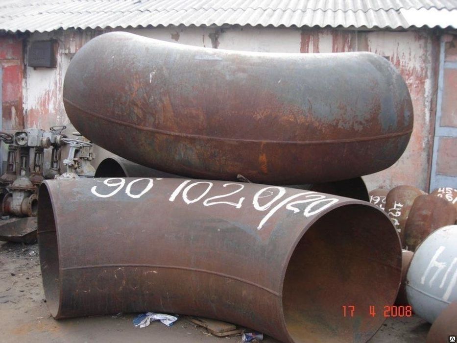 Отвод стальной п/ш Д 630-мм (все размеры) новая