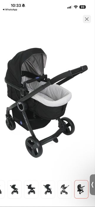 Коляска универсальная 3 в 1 Chicco Urban Plus