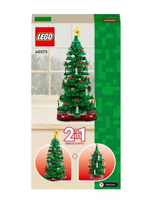 Коледни конструктори LEGO® Iconic - 5 модела / Шейната / Елхата