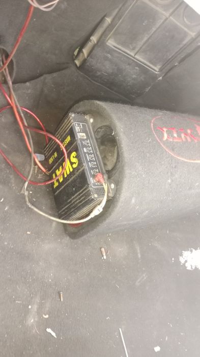 Сабвуфер бочка с усилителем swat 1.500