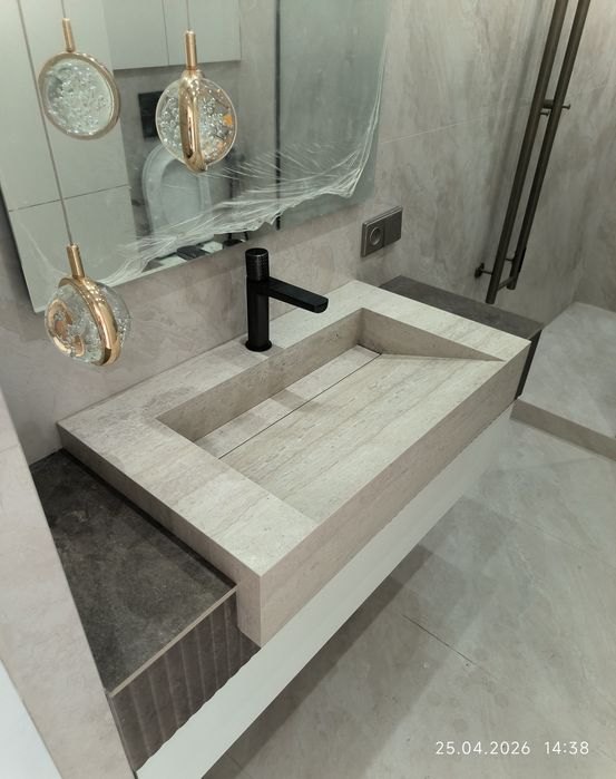 Раковина из керамогранита  на заказ