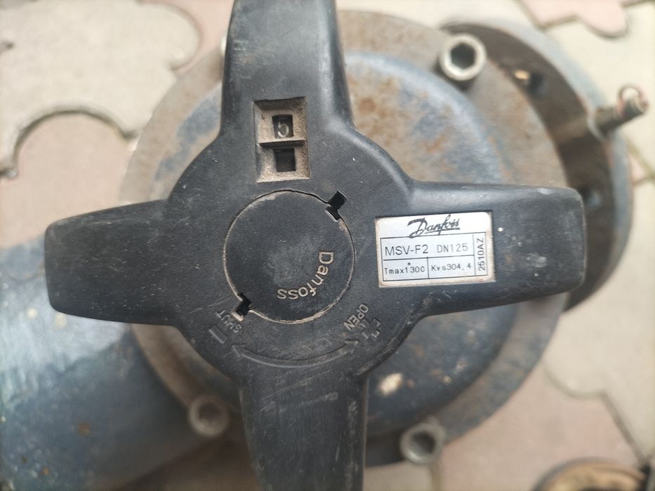 Danfoss MSV-F2 Ду 125 — это фланцевый ручной