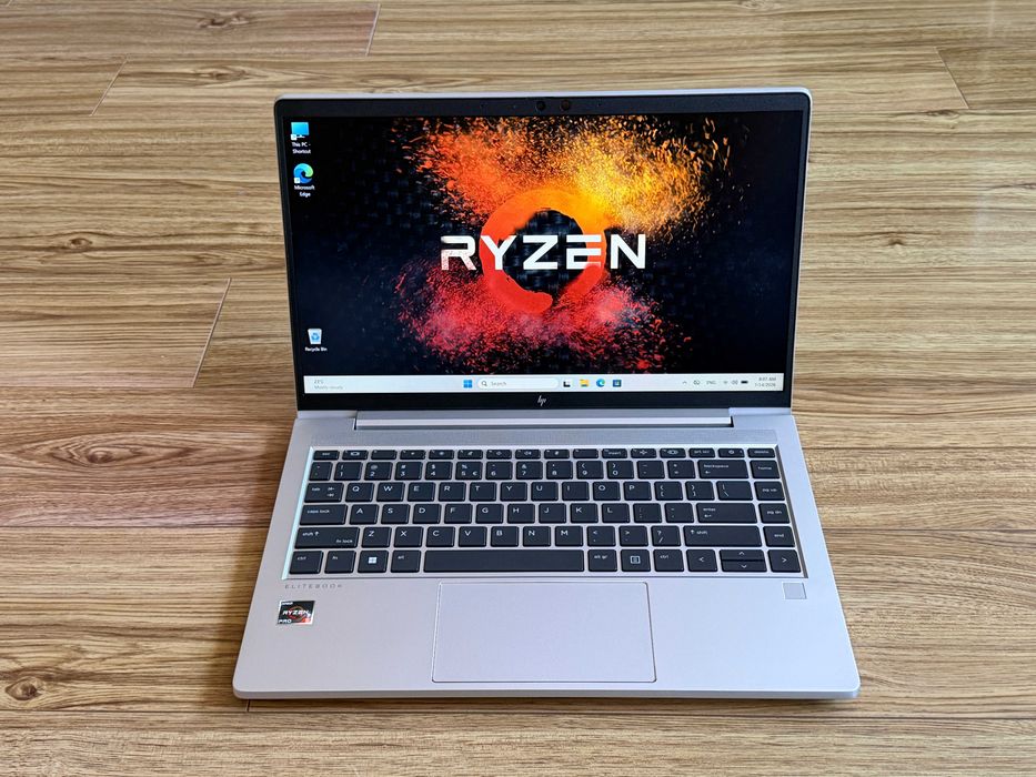 HP EliteBook 640 G10`Ryzen Pro 7530U/16GB RAM/512GB SSD/Full HD IPS/Батерия 7ч