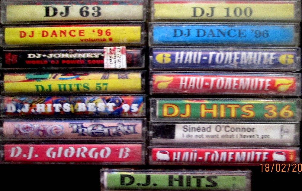 Продавам касети с диско ,сръскоа,гръцка,арабска,индийска музика
