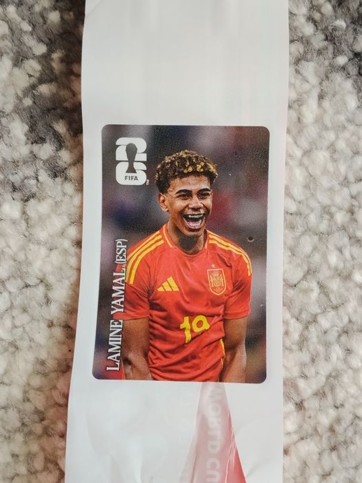 Oficial sticker Lamine Yamal Coca-cola WC26