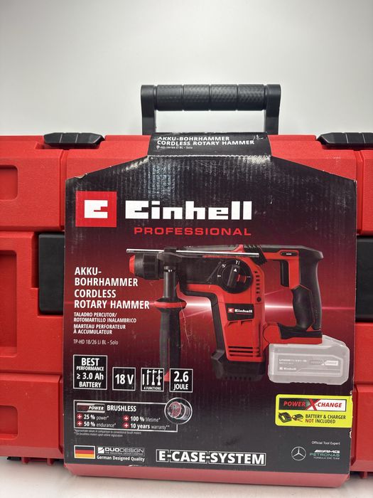 Ciocan rotopercutor pe acumulator Einhell Professional TP-HD 18/26 Li BL + Cadou 2 Acumulatori 4Ah Si incarcator In cutie Sigilat Totul