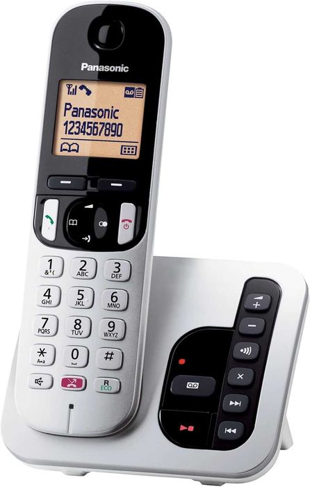 Panasonic KX-TGC260 Сребрист с Телефонен Секретар и Бутон за Блокиране