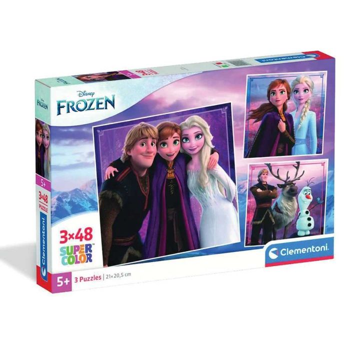 Пъзел Clementoni, Disney Frozen, 3 x 48 части