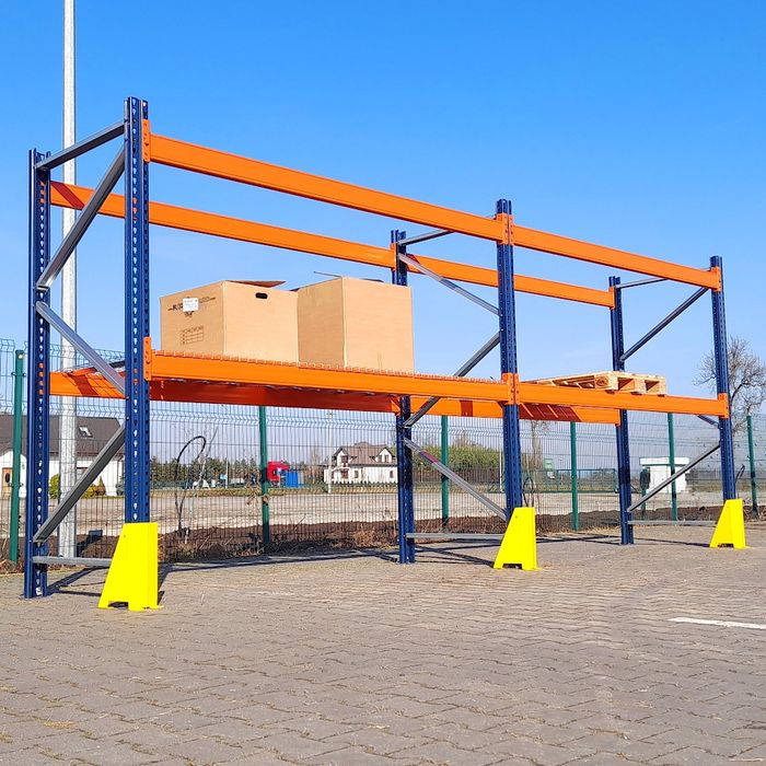 Echipare hala cu rafturi metalice industriale pentru paleti