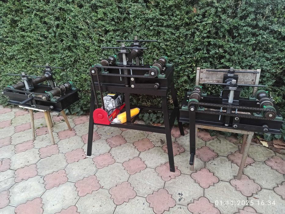 Utilaj pentru îndoit țevi, producerea porților, garduri, sere, balustrade, copertine sau alte lucrări