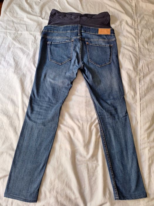 Blugi skinny pentru gravide, marimea 38