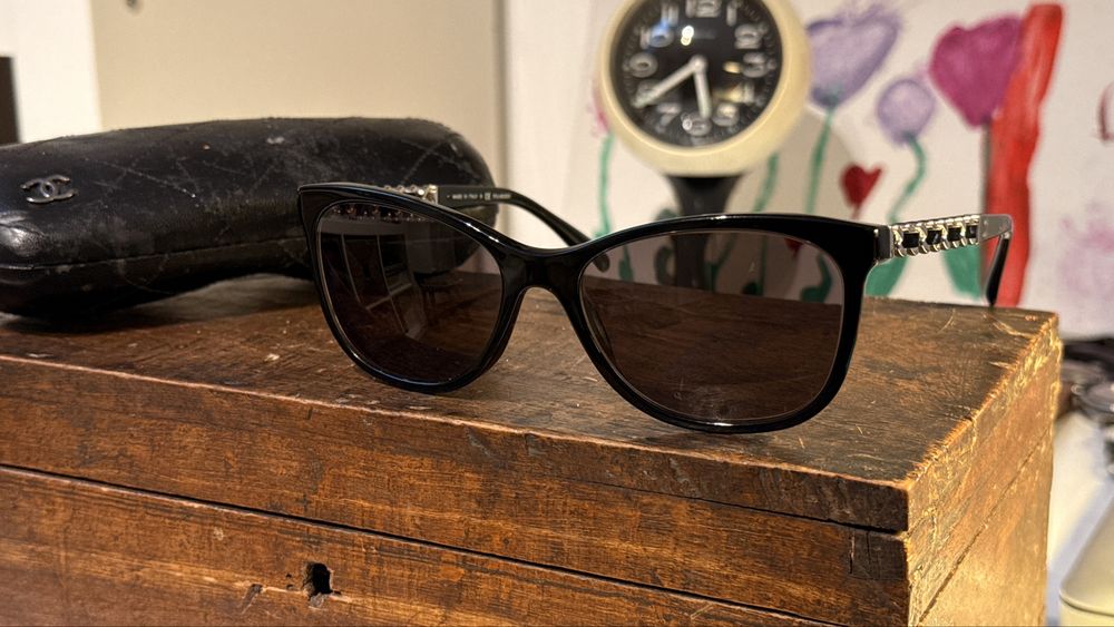 Ochelari soare Chanel 5260 negrii de colectie