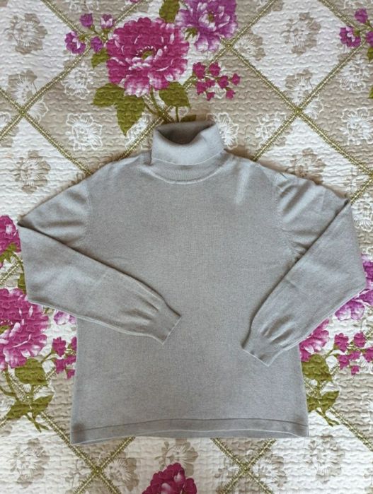 Pulover maleta matase naturala casmir