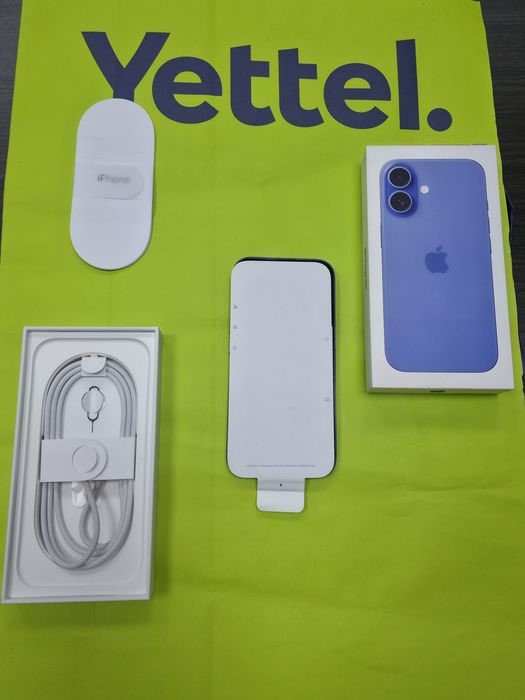 128GB iPhone 16 Гаранция Yettel 3г. 2027 Ultramarine / Син
