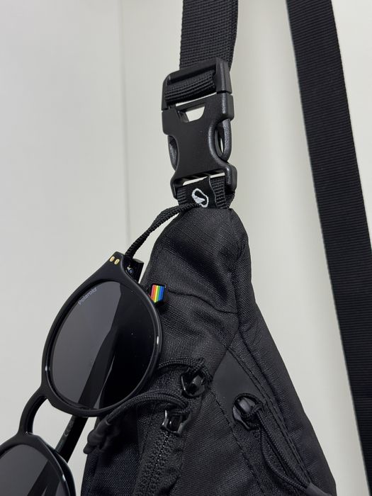 Borseta ripstop 2 buzunare, neagra