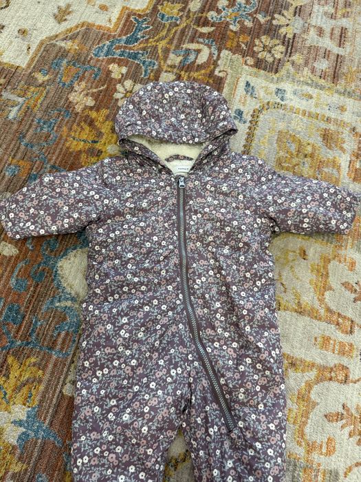 Комбинезон с утеплением на девочку осенний