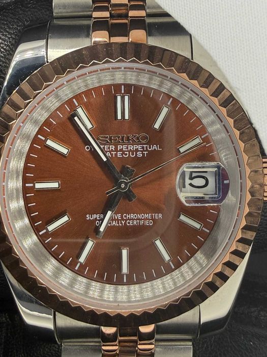 Ceas Seiko Datejust 39mm Chocolate