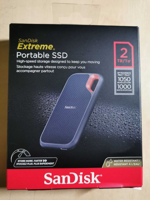 Ssd portabil Sandisk Extreme 2TB si Sandisk Extreme Pro 4TB,sigilat