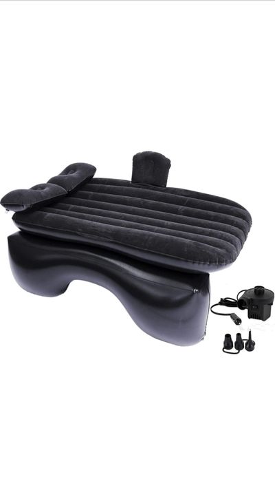 Saltea auto 135*85*45 cm, negru - Nou! Garanție 2 ani