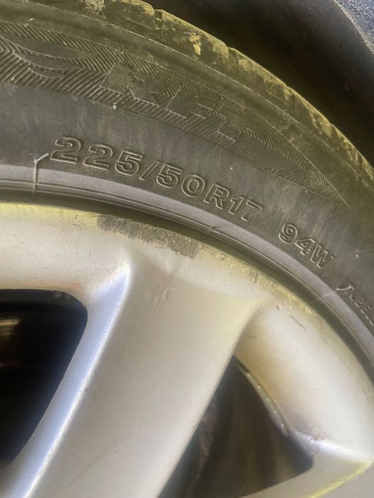 4бр.Джанти/8Jx17 H2 ET20 От BMW  E39  с 4бр.Гуми 17