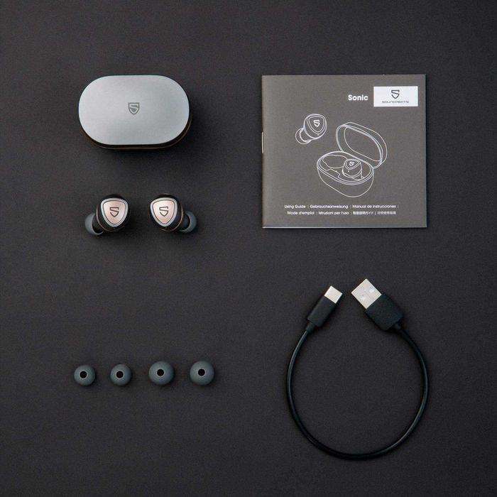 SoundPEATS Sonic TrueDot Wireless Earbuds-безжични слушалки-сив цвят