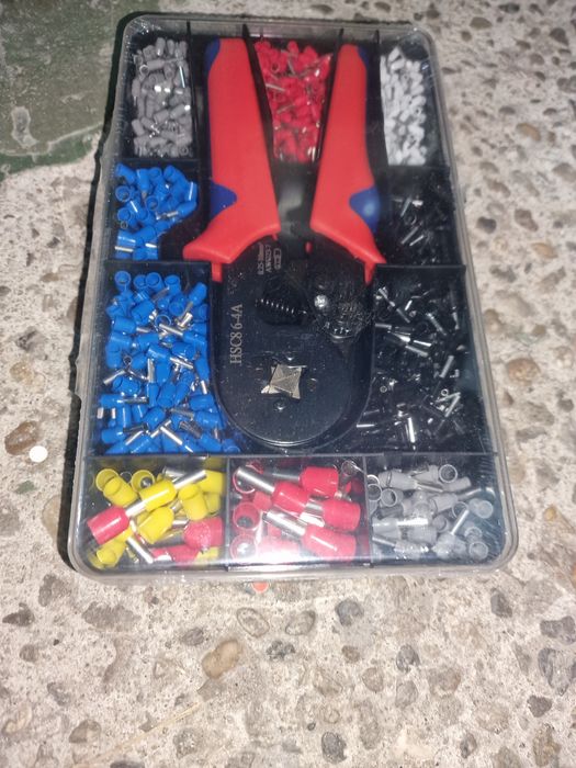 Cleste sertizat si decablat cabluri cu 1200 papuci