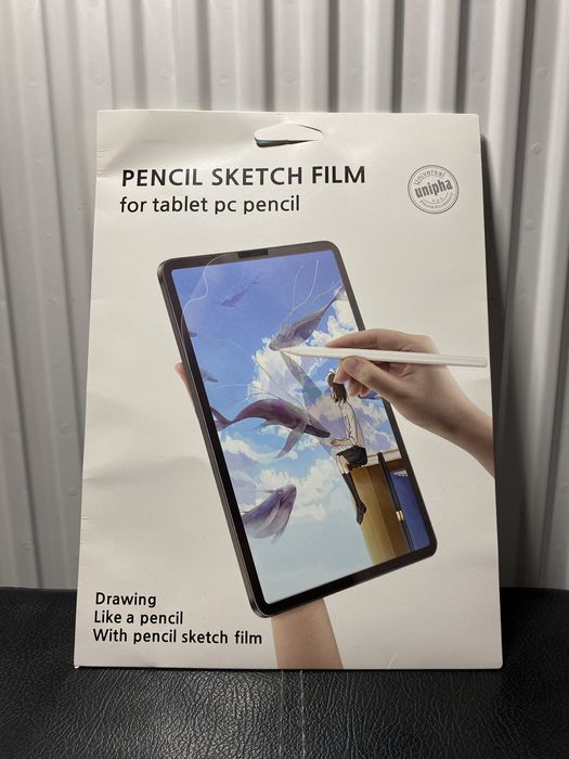 Folie iPad Pencil Sketch / Paperlike – desen ca pe hârtie (nouă)