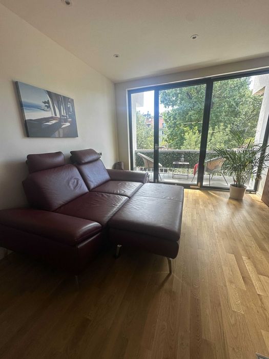 Кожено канапе (като ново)