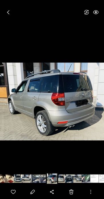 Skoda yeti 2015 .