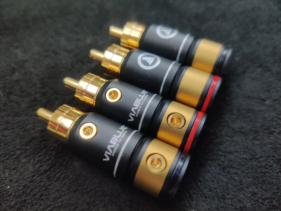 Set conectori RCA Viablu T6