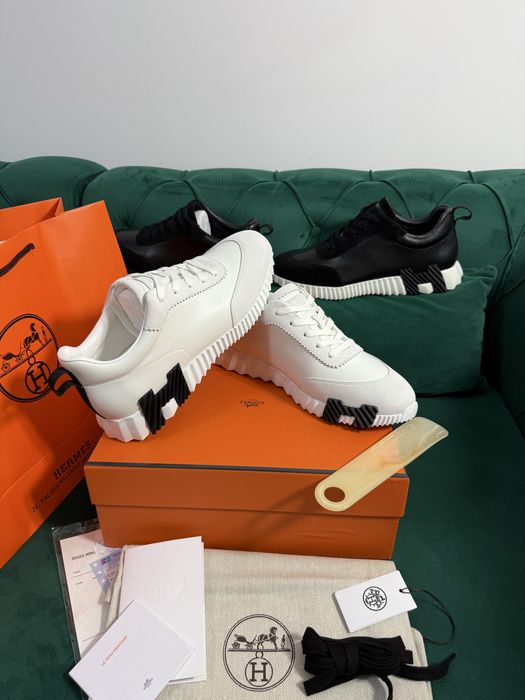 Adidasi Hermes piele naturala 100% Full Box colectie noua