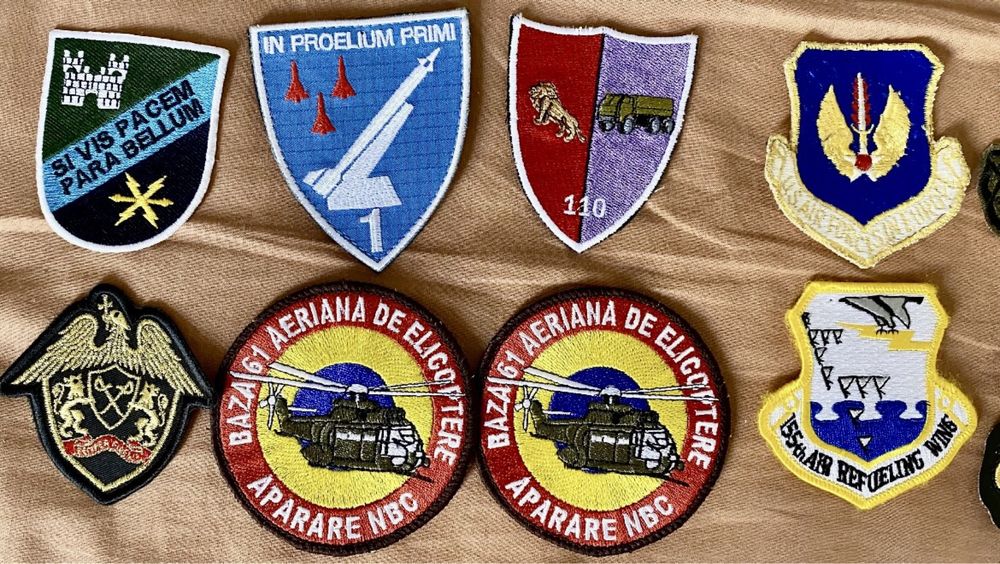 Embleme ecusoane de aviatie auto artilerie jandarmerie