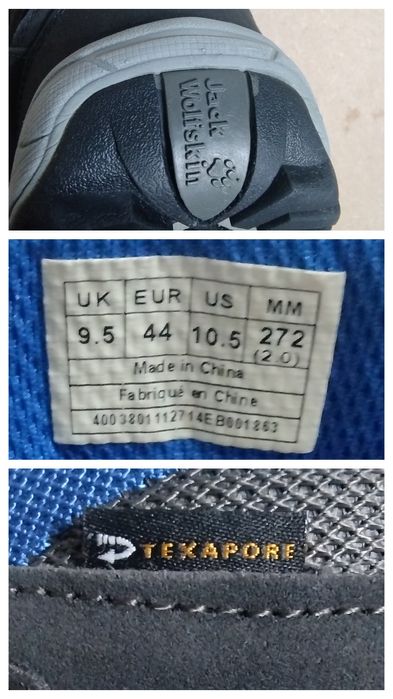 Jack WolfSkin Bocanci nr.44 GoreTex ...
