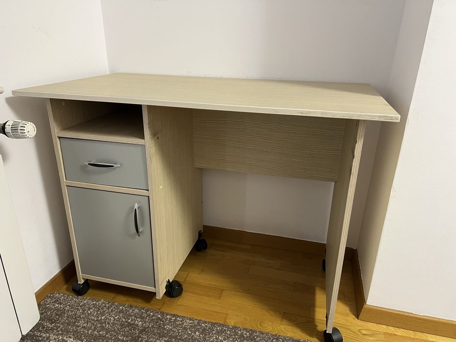 masa birou pal cu dulap
