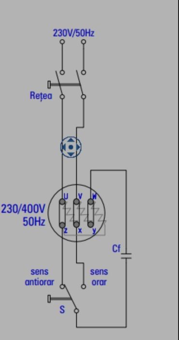 Motor  230V  380 v strung  bormasina  freza