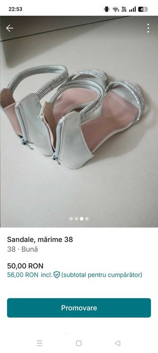 Sandale dama, mărime 38