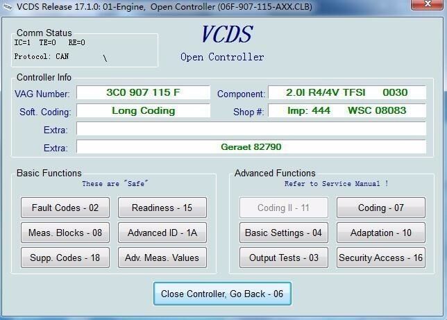 Interfata diagnoza VAG COM 17.8.8 VAGCOM 2017 VCDS VW AUDI SKODA SEA