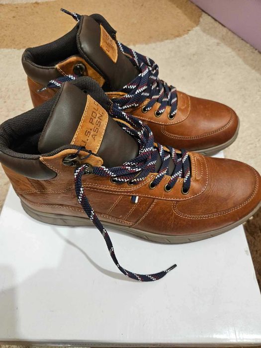 Ghete U.S. Polo Assn. Maro, Marimea 43, Produs Nou cu Eticheta