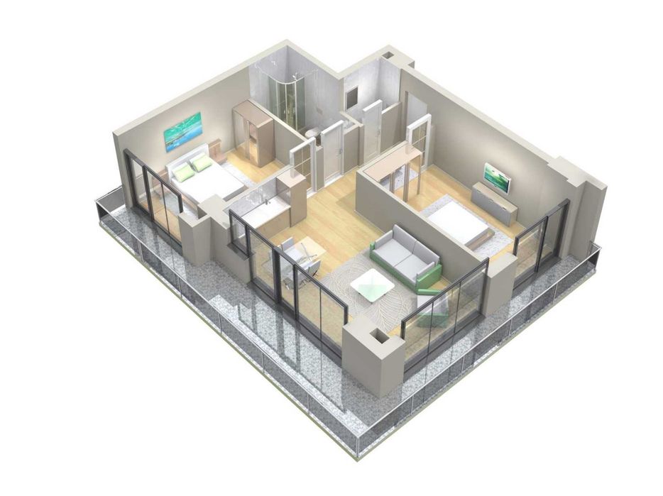 AGENȚII IMOBILIARE → Releveu → Plan 2D → Proprietate prezentată profesionist → Plan 3D