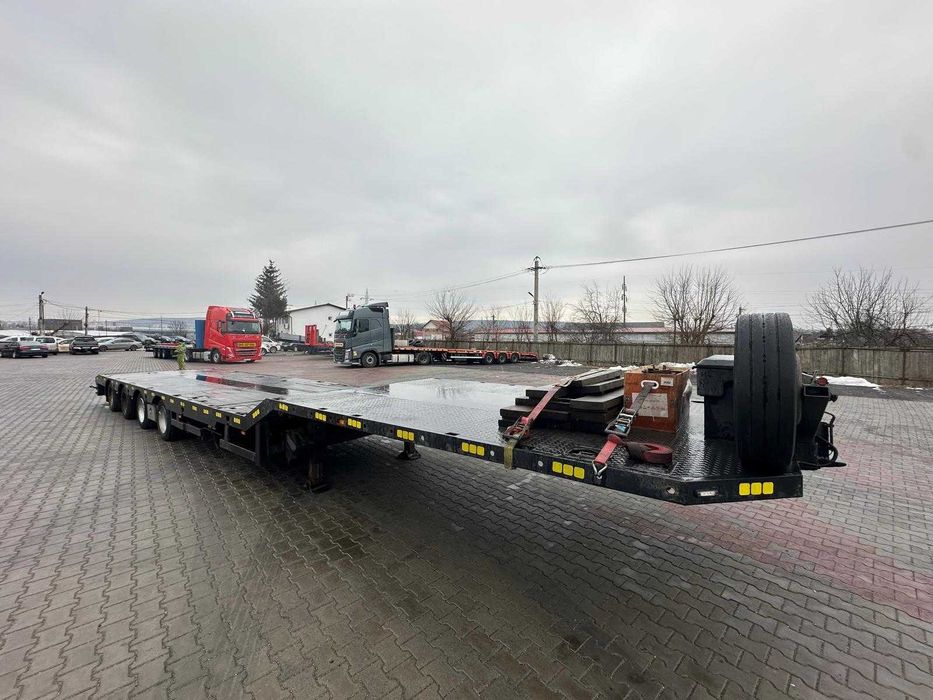 Semiremorca TSR, cuplare mega, 4 axe, extensibila