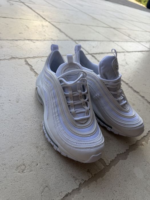 Nike Air Max 97 „Triple White” – mărimea 37, ca noi