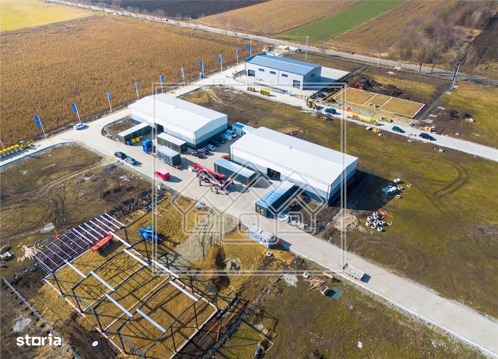 Hala industriala de inchiriat - Zona Sibiu Vest - Utilitati racordate
