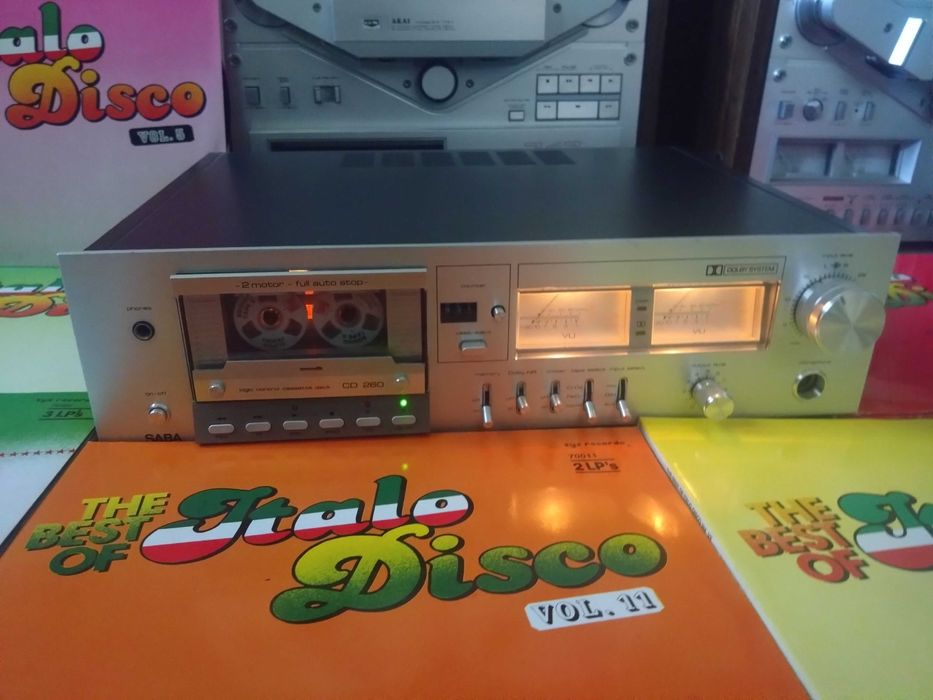 Saba CD-260 Argintiu/ 2-Head 2-Motor tape deck