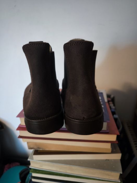 Cizme echitație Fouganza piele întoarsă 36